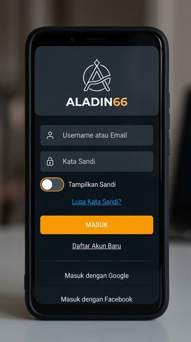 Panduan Masuk Akun Aladin66 untuk Pengguna Android
