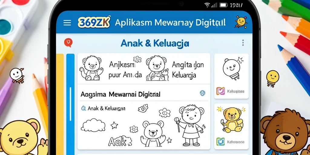 Antarmuka user-friendly dari aplikasi Mewarnai Digital 369ZK.
