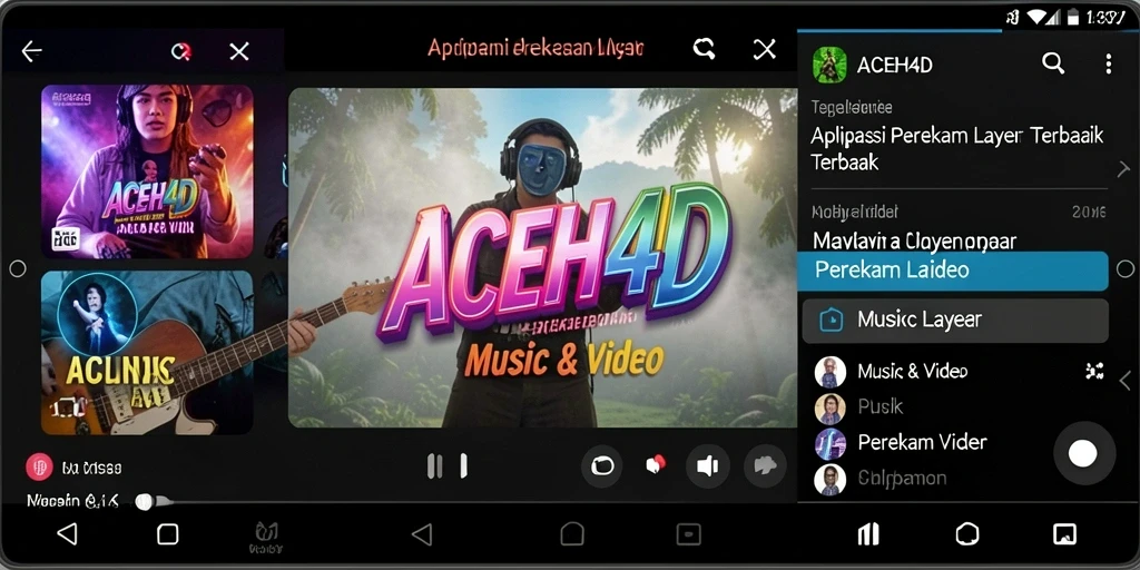 Antarmuka pengguna ACEH4D yang intuitif saat merekam layar.